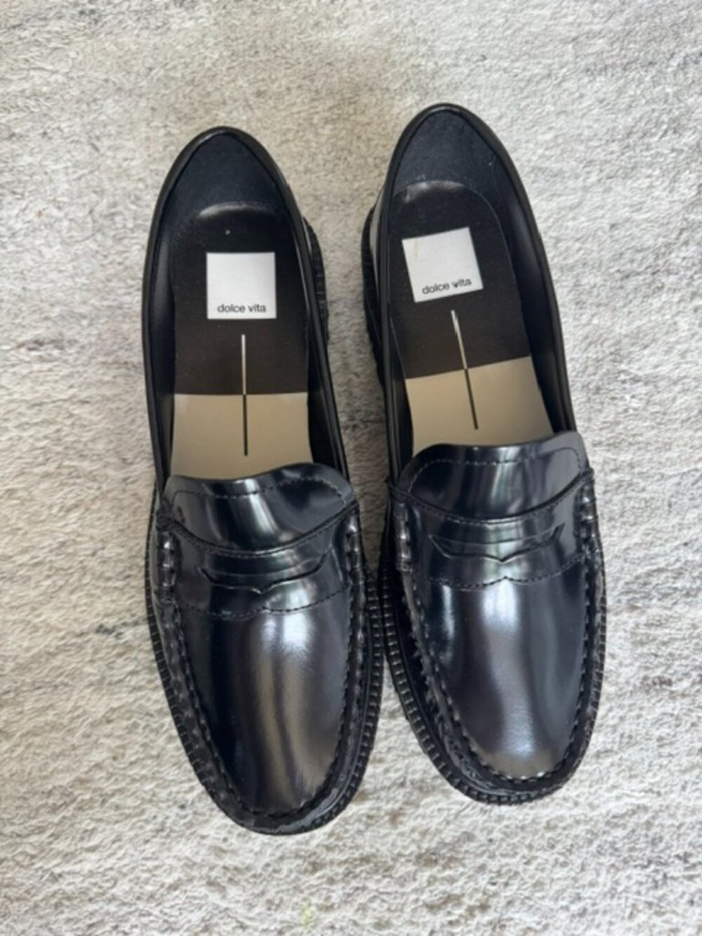 Dolce Vita Maxwell Loafers Black Leather